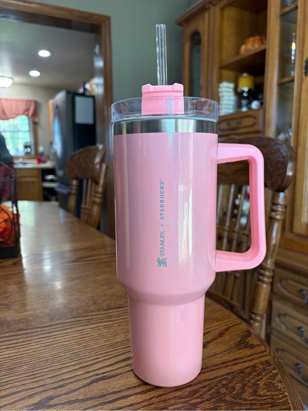 Starbucks x Stanley Pink Travel Tumbler 40 ounce NOT AUTHENTIC NWT